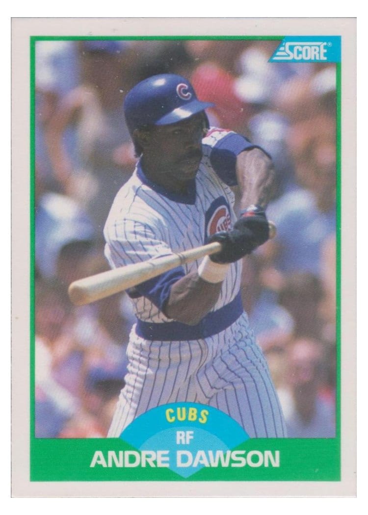 1989 Score Andre Dawson #2 card
