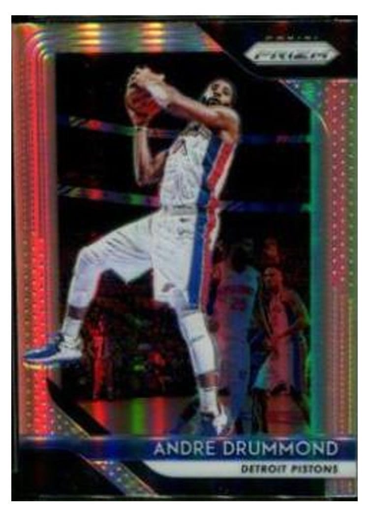 2018-19 Panini Prizm Base Set Andre Drummond #182 card