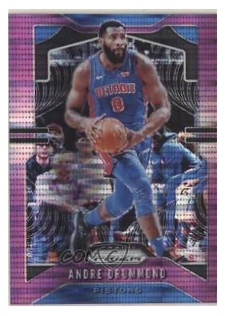 2019-20 Panini Prizm Base Set Andre Drummond #92 card