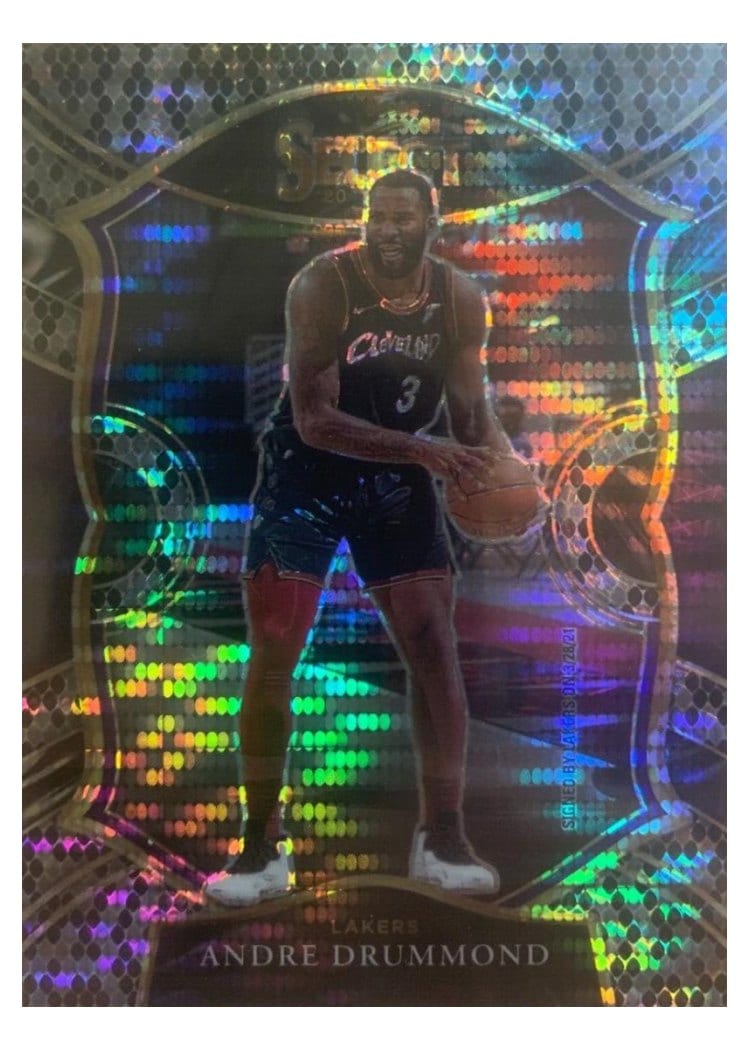 2020-21 Panini Select Base Set Andre Drummond Elephant Prizm #5 card