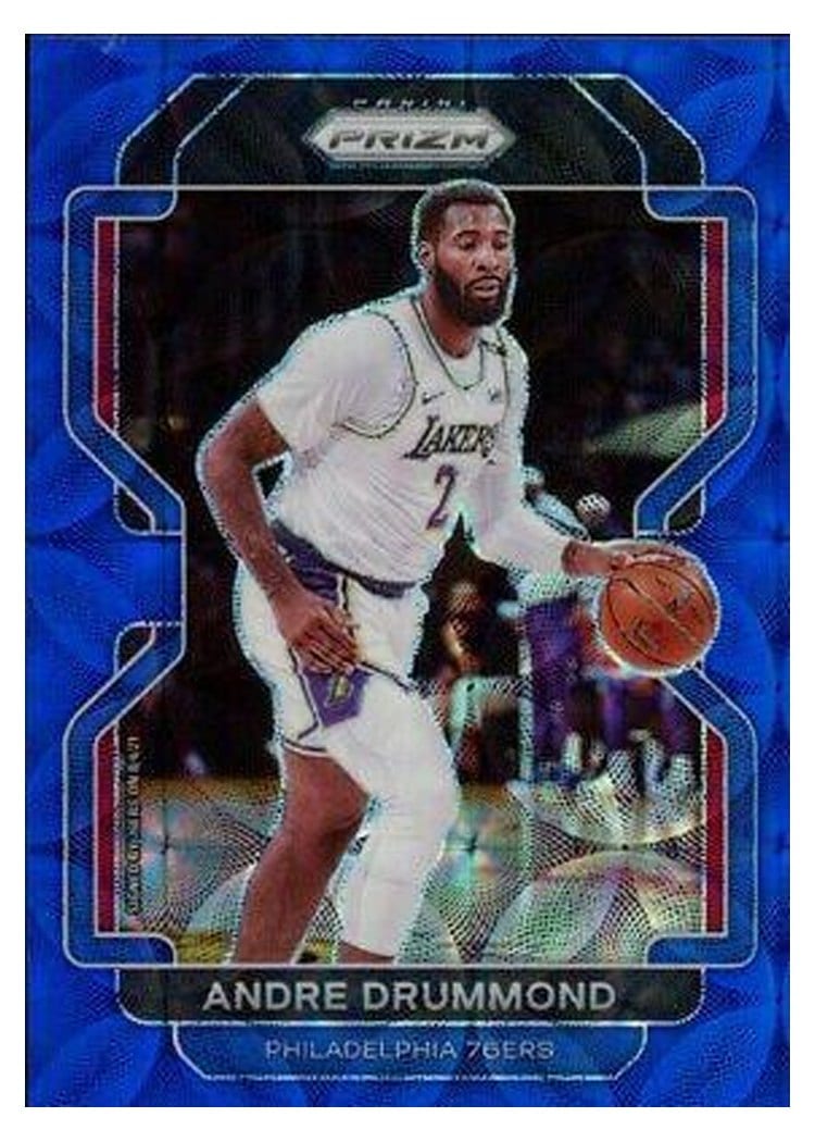 2021-22 Panini Prizm Base Set Andre Drummond #5 card