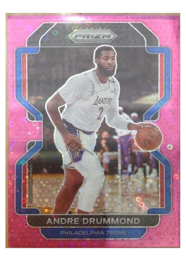 2021-22 Panini Prizm Base Set Andre Drummond #5 card