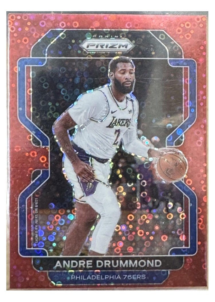 2021-22 Panini Prizm Base Set Andre Drummond #5 card