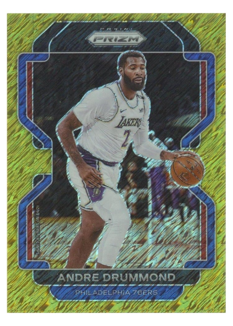 2021-22 Panini Prizm Base Set Andre Drummond #5 card
