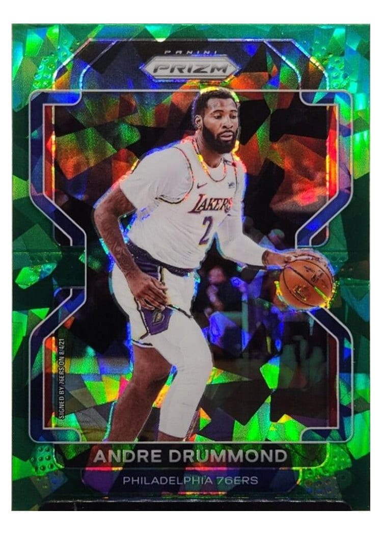 2021-22 Panini Prizm Base Set Andre Drummond #5 card
