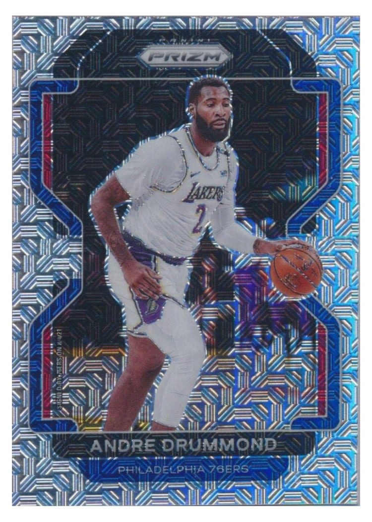 2021-22 Panini Prizm Base Set Andre Drummond Mojo Prizm #5 card