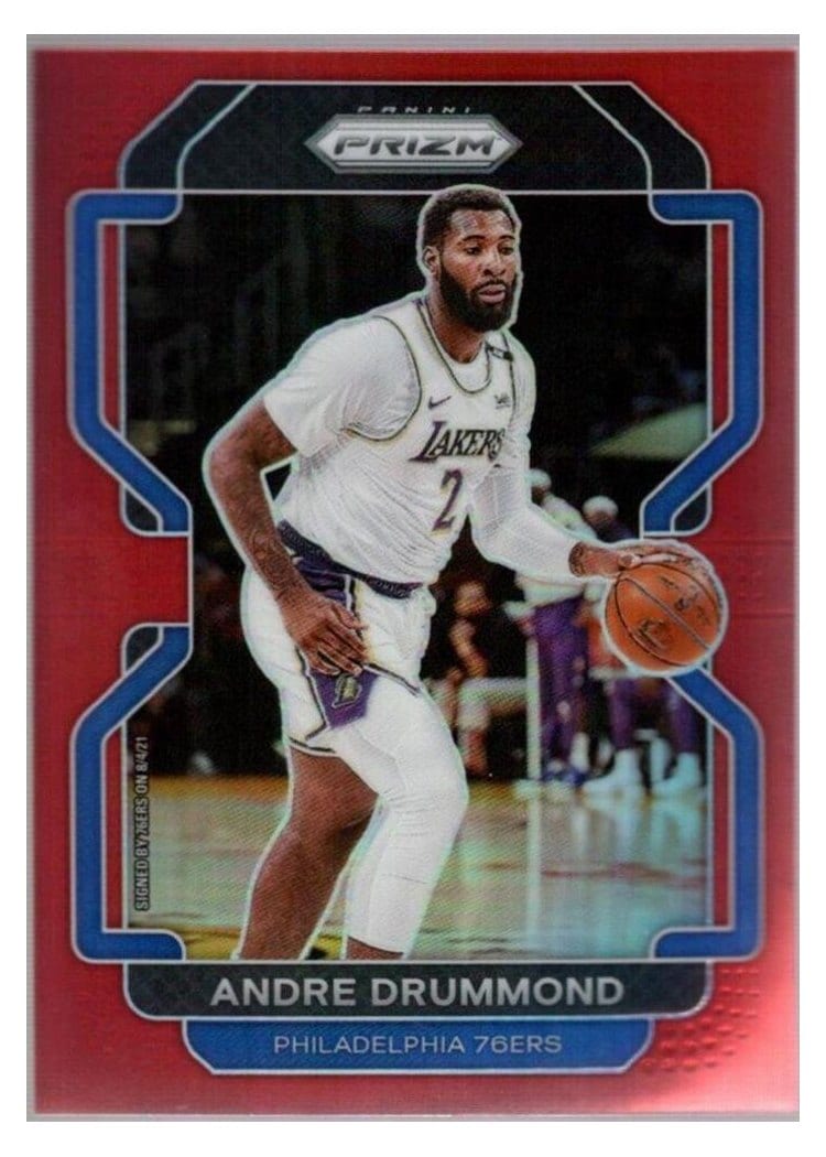 2021-22 Panini Prizm Base Set Andre Drummond #5 card