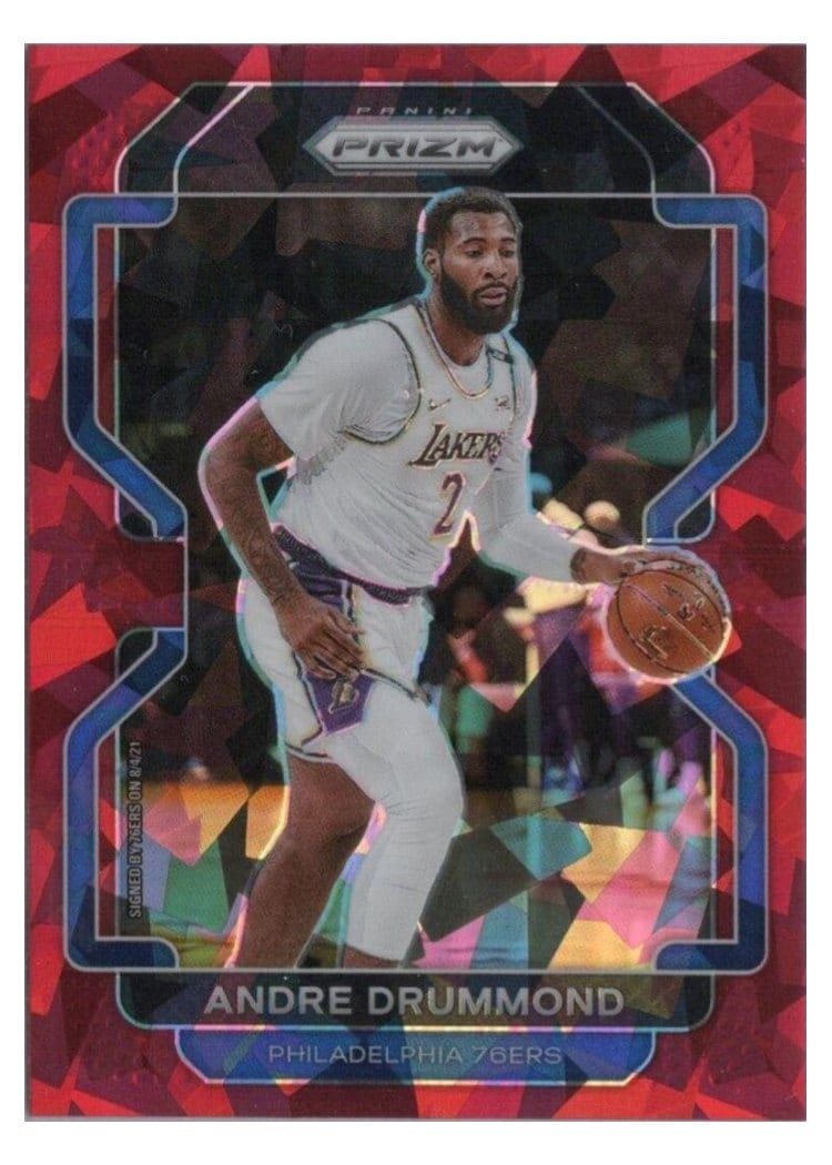 2021-22 Panini Prizm Base Set Andre Drummond #5 card
