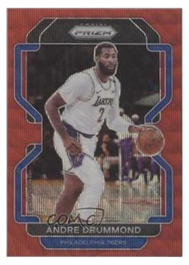2021-22 Panini Prizm Base Set Andre Drummond #5 card