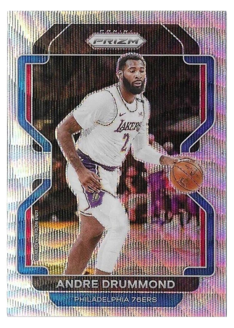 2021-22 Panini Prizm Base Set Andre Drummond #5 card