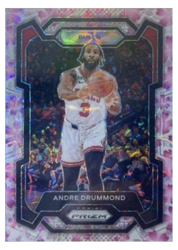 2023-24 Panini Prizm Base Set Andre Drummond #256 card