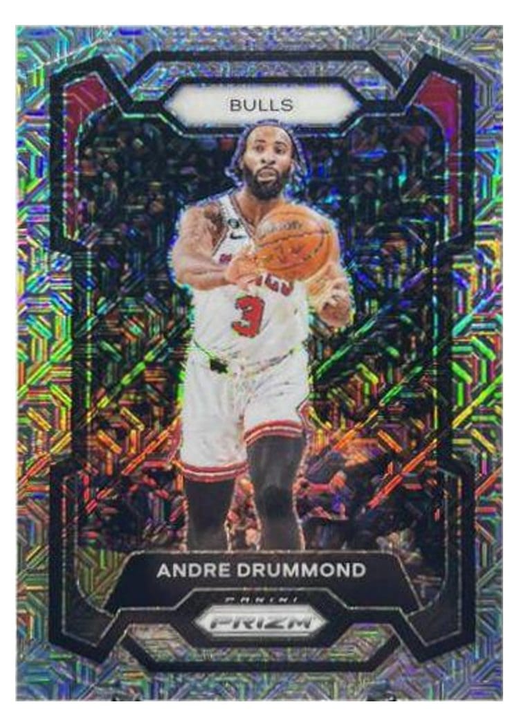 2023-24 Panini Prizm Base Set Andre Drummond #256 card