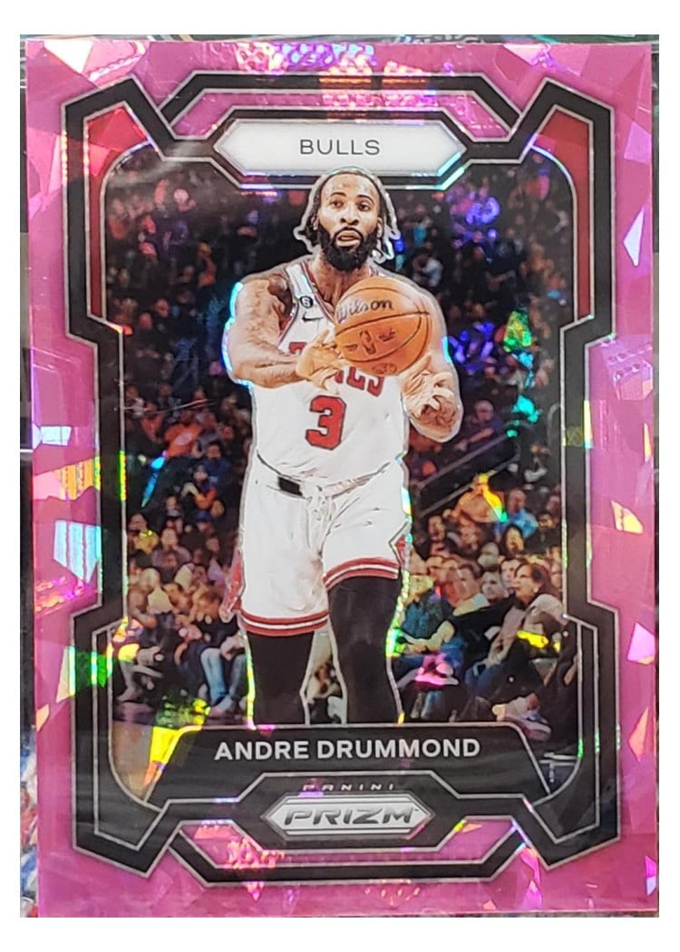 2023-24 Panini Prizm Base Set Andre Drummond #256 card