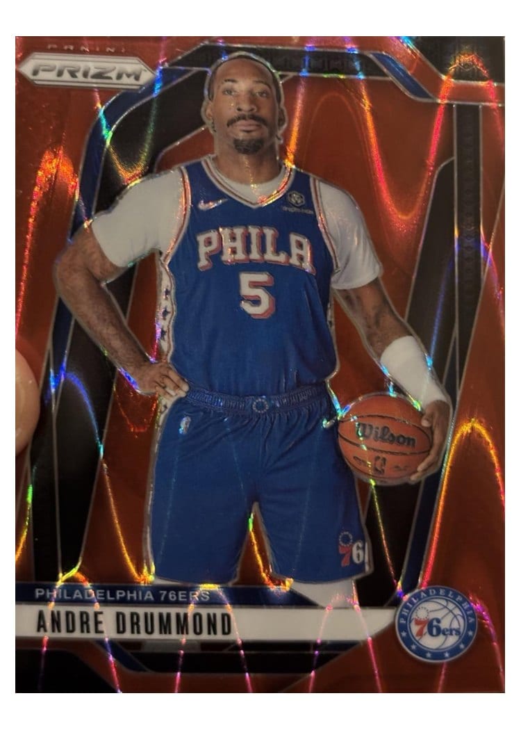 2024-25 Panini Prizm Base Set Andre Drummond #18 card
