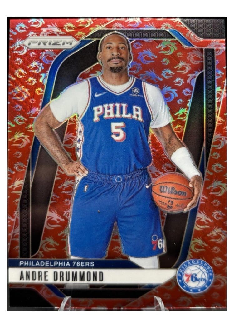 2024-25 Panini Prizm Base Set Andre Drummond #18 card