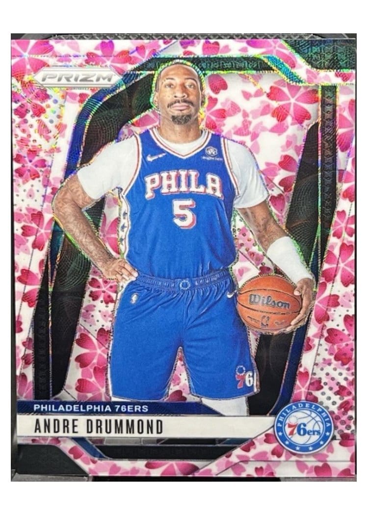 2024-25 Panini Prizm Base Set Andre Drummond #18 card