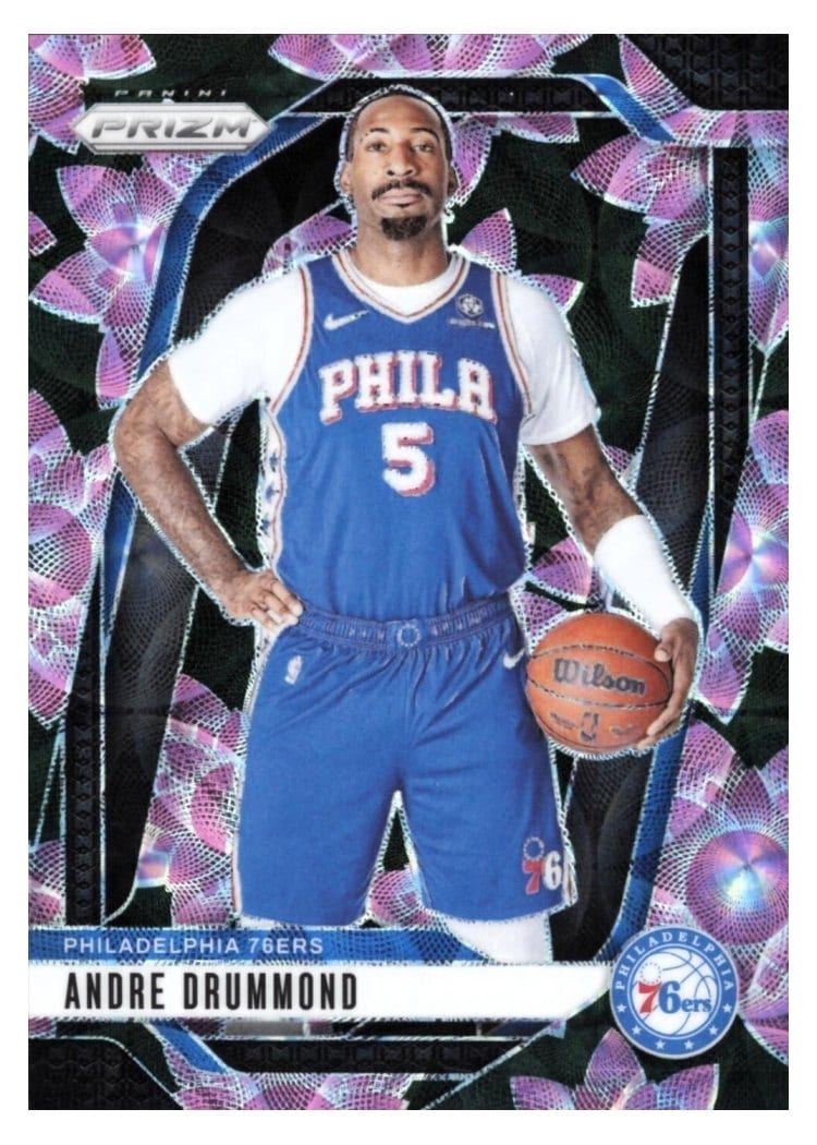 2024-25 Panini Prizm Base Set Andre Drummond Lotus Flower #18 card