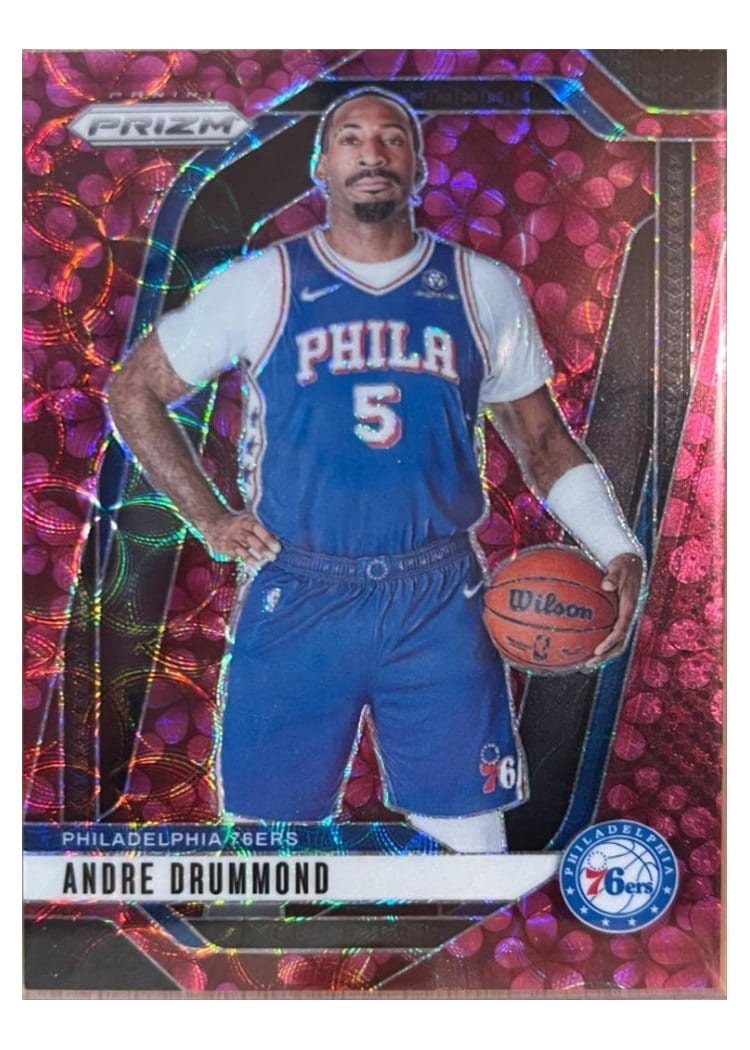 2024-25 Panini Prizm Base Set Andre Drummond #18 card