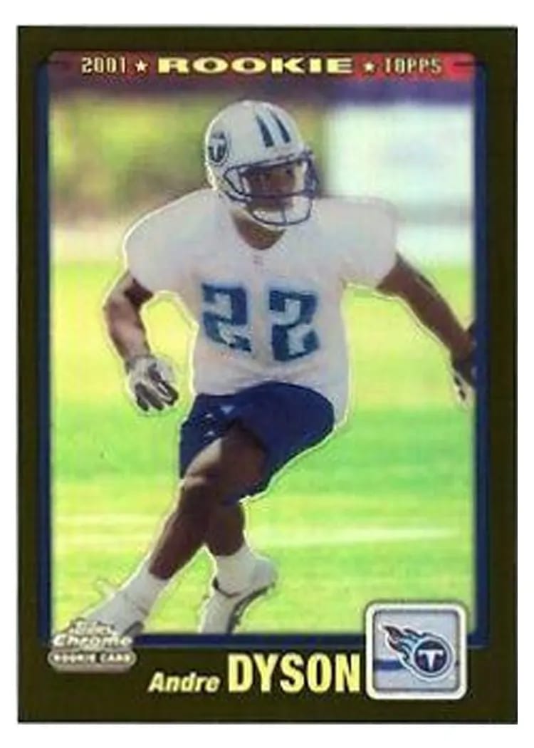 2001 Topps Chrome Andre Dyson #308 card
