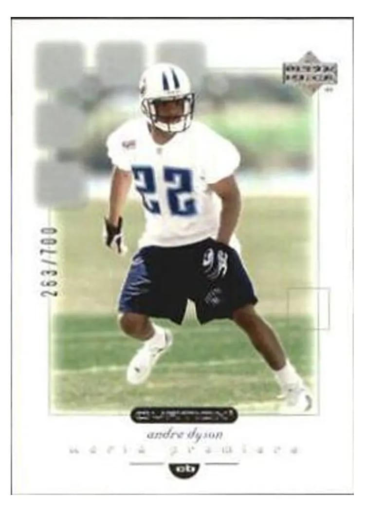 2001 Upper Deck Ovation Andre Dyson #97 card