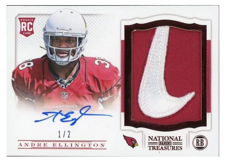 2013 Panini National Treasures Andre Ellington #202 card