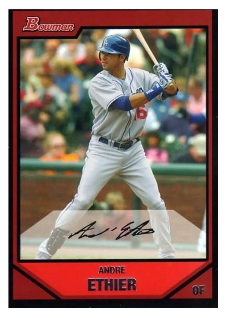 2007 Bowman Andre Ethier #14 card
