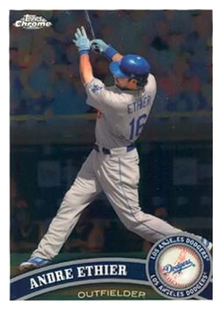 2011 Topps Chrome Andre Ethier #4 card