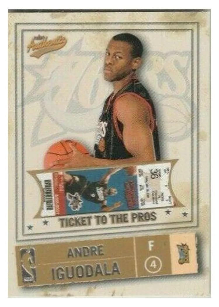 2004 Fleer Authentix Andre Iguodala #123 card