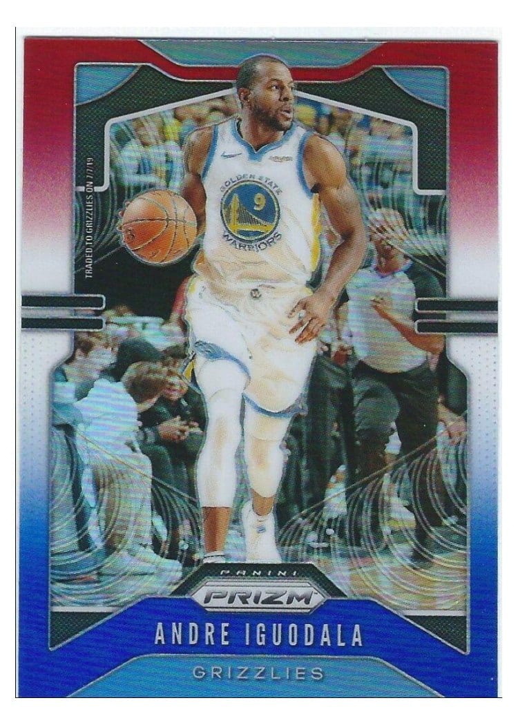 2019-20 Panini Prizm Base Set Andre Iguodala #102 card