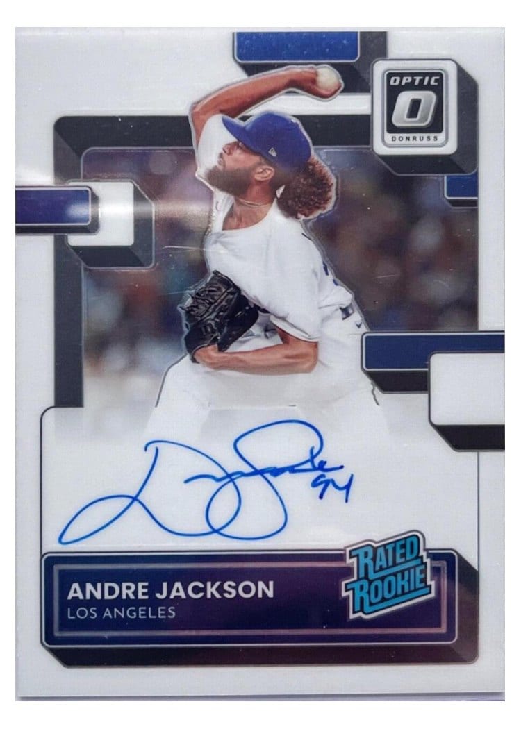 2022 Donruss Optic Rated Rookies Signatures Andre Jackson #RRS-AJ card