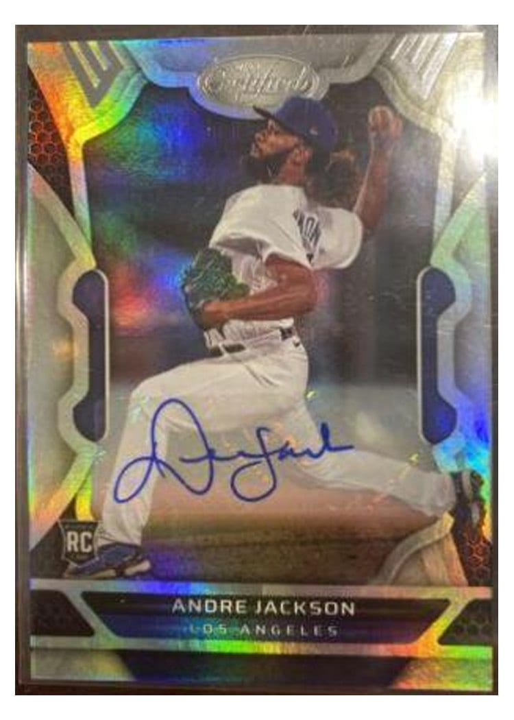 2022 Panini Chronicles Certified Autographs Andre Jackson #14 card