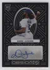 2022 Panini Chronicles Obsidian Autographs Andre Jackson #OA-AJ card