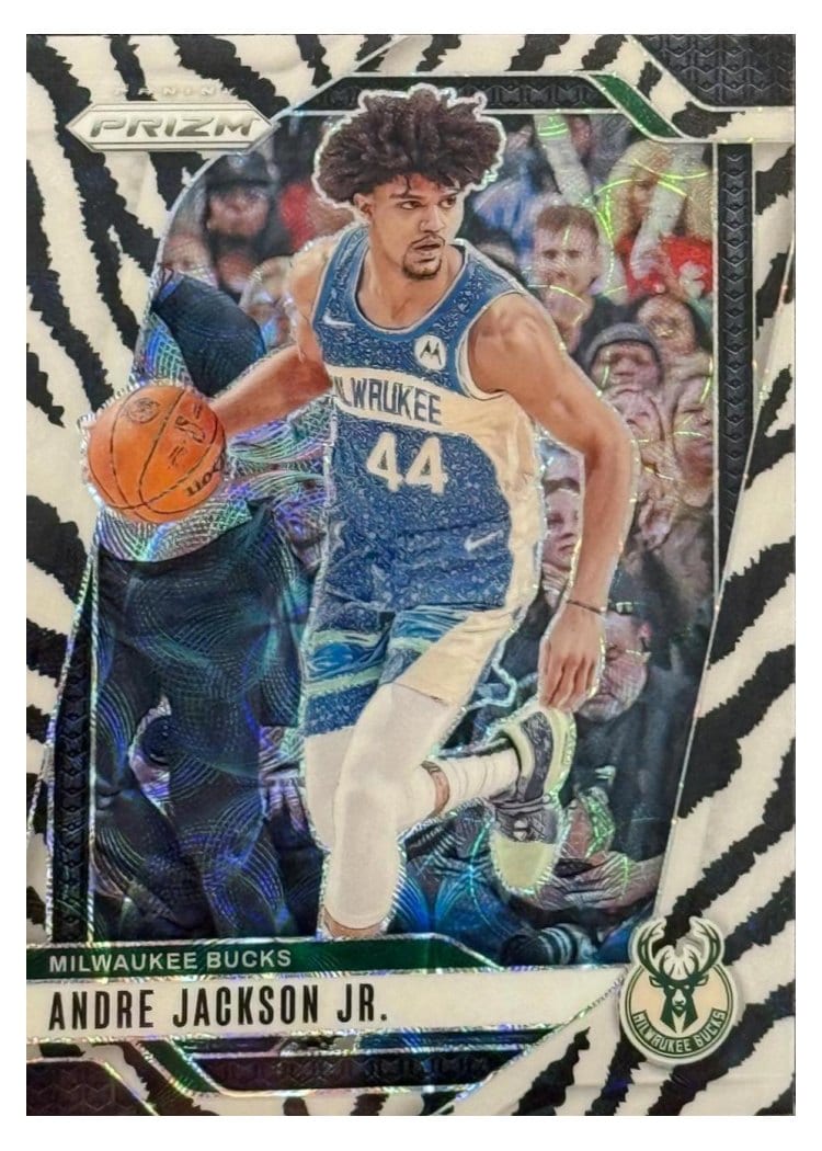 2024-25 Panini Prizm Base Set Andre Jackson Jr. #52 card