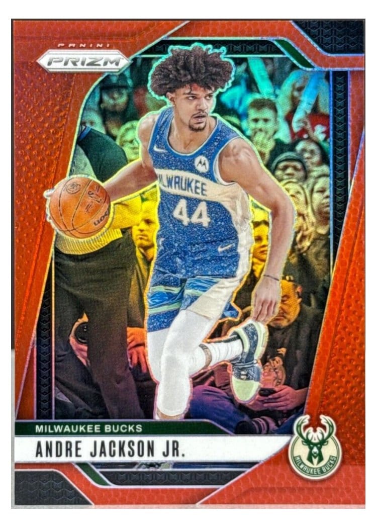 2024-25 Panini Prizm Base Set Andre Jackson Jr. #52 card