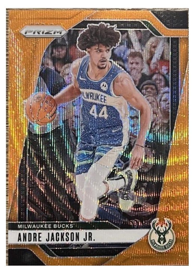 2024-25 Panini Prizm Base Set Andre Jackson Jr. #52 card
