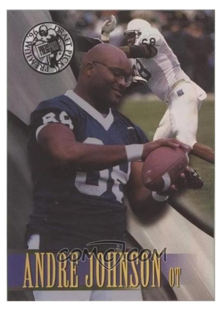 1996 Press Pass Andre Johnson #17 card