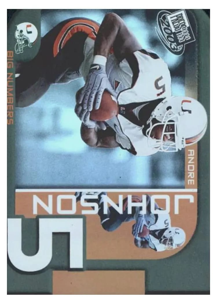 2003 Press Pass Andre Johnson #13 card