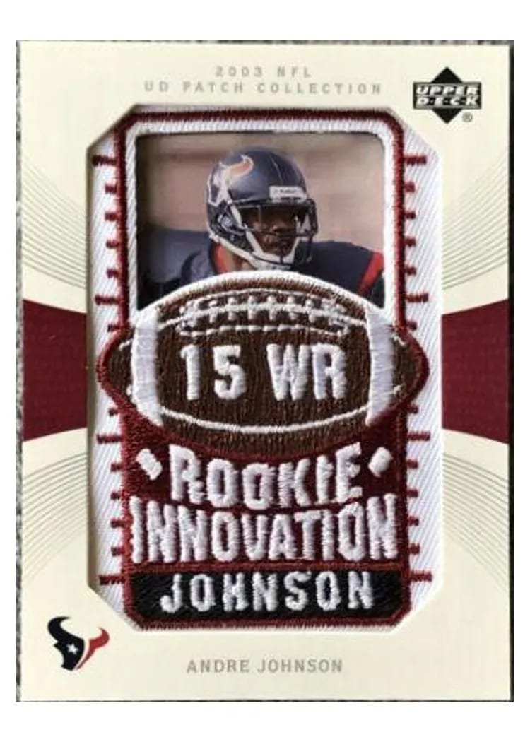 2003 Upper Deck Patch Collection Andre Johnson #136 card