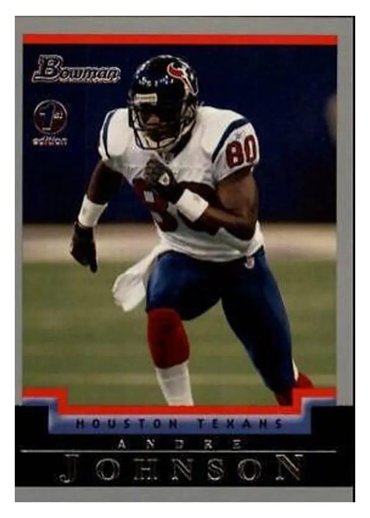 2004 Bowman Andre Johnson #18 card