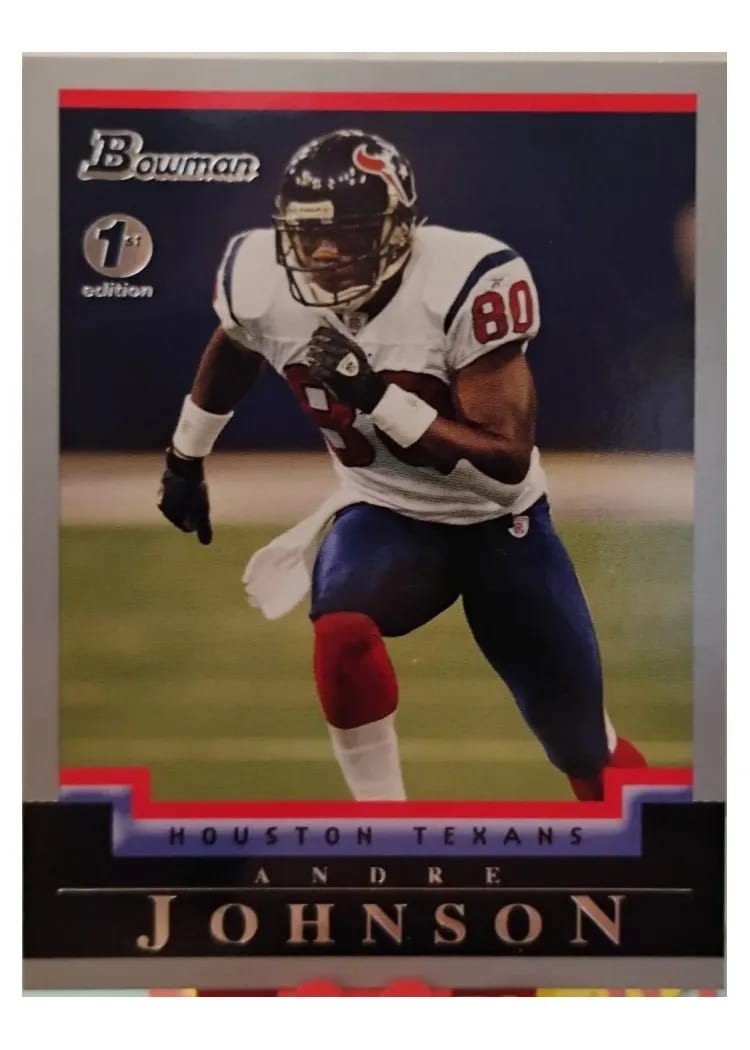 2004 Bowman Andre Johnson #18 card