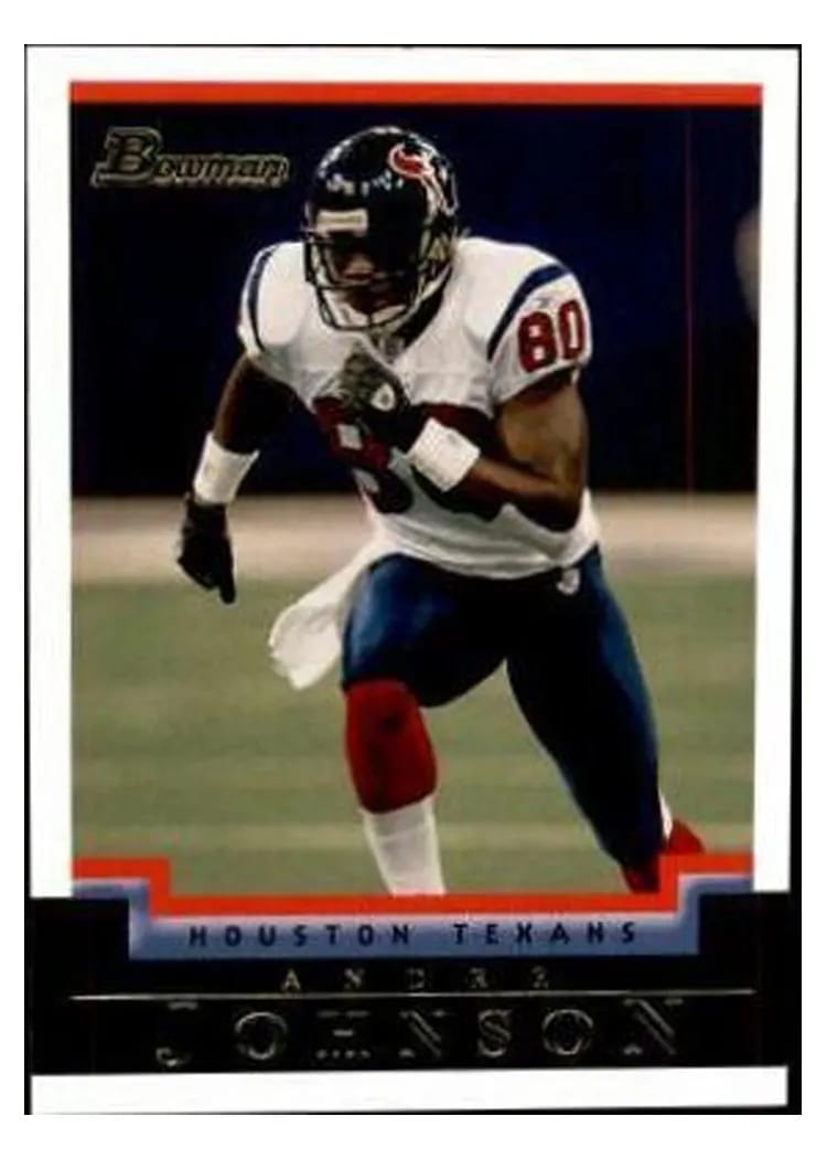 2004 Bowman Andre Johnson #18 card