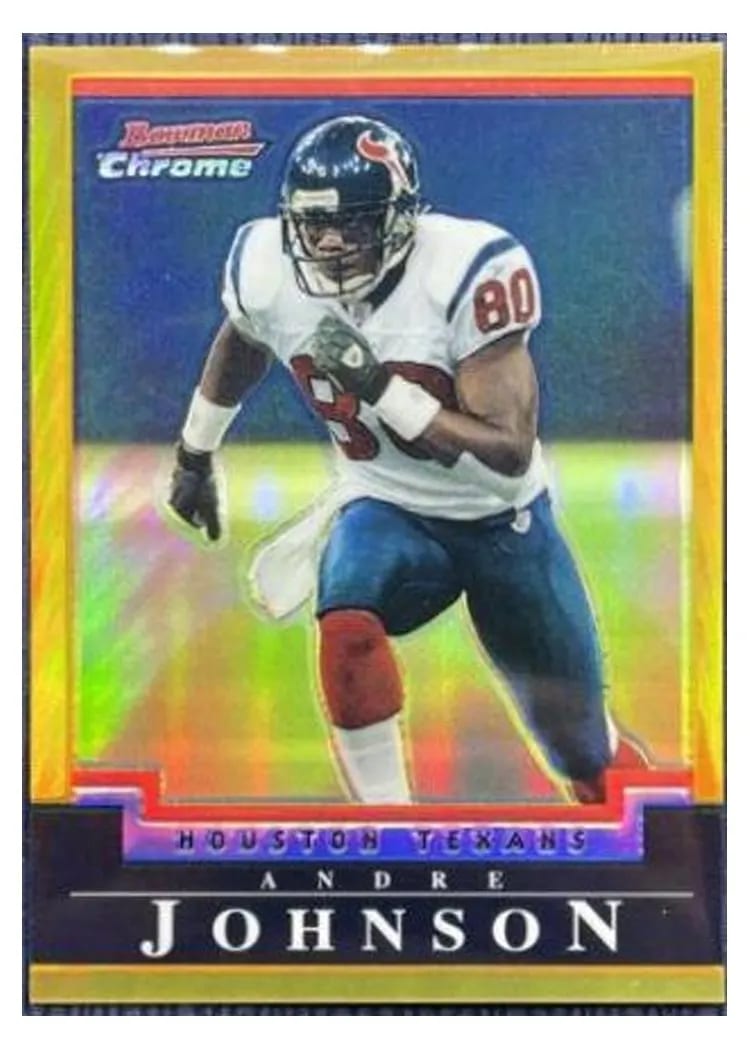 2004 Bowman Chrome Andre Johnson #18 card