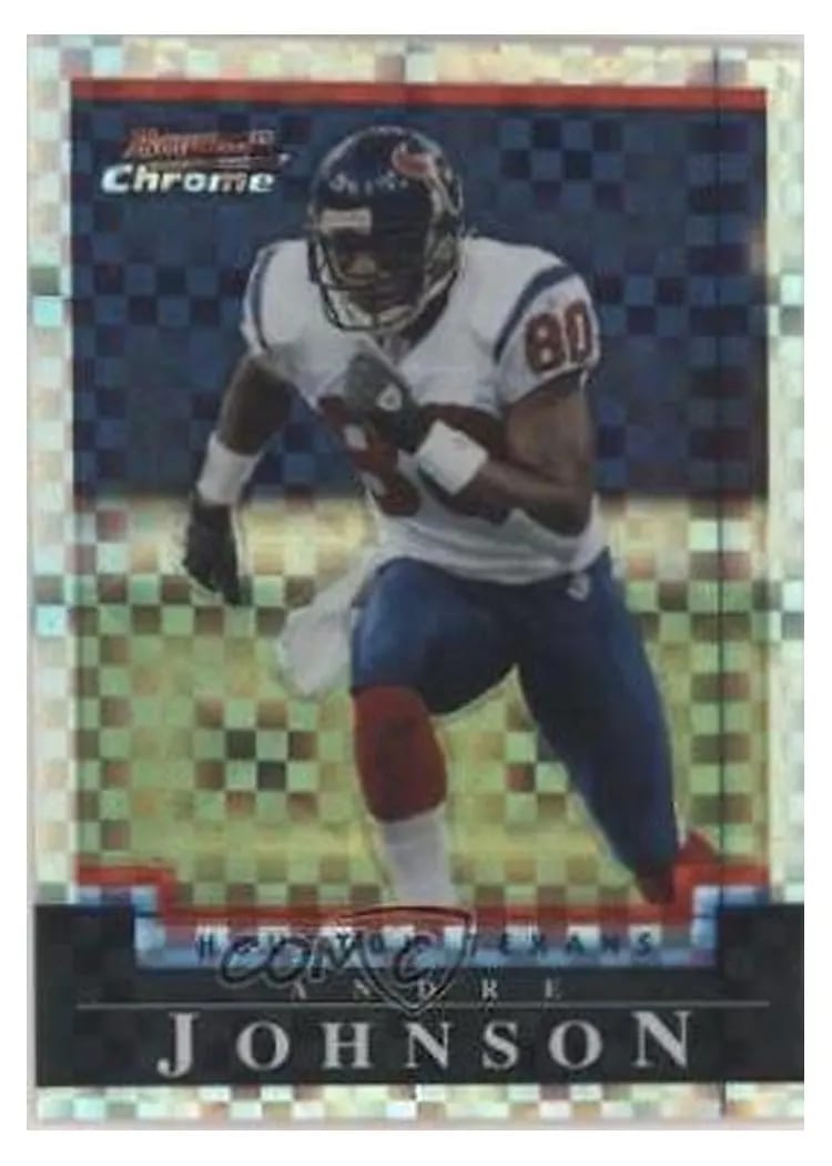 2004 Bowman Chrome Andre Johnson #18 card
