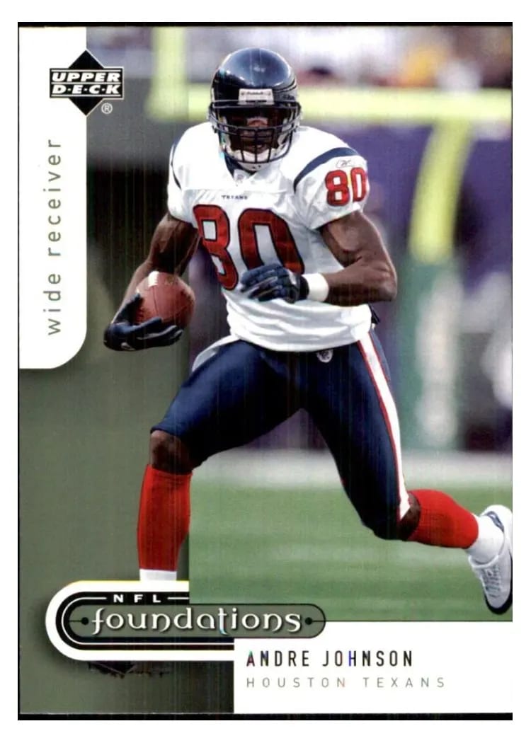 2005 Upper Deck Foundations Andre Johnson #37 card