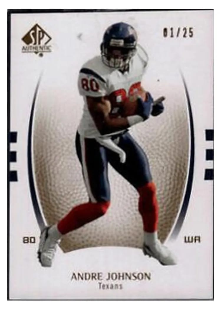 2007 SP Authentic Andre Johnson #4 card