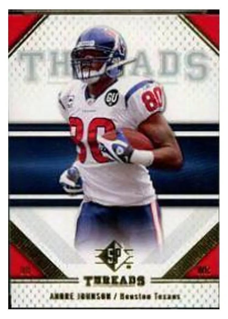 2009 SP Threads Andre Johnson #3 card