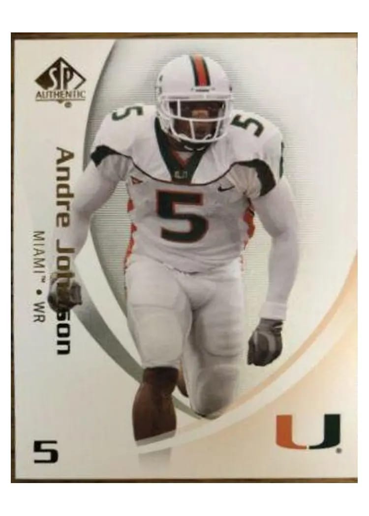 2010 SP Authentic Andre Johnson #6 card