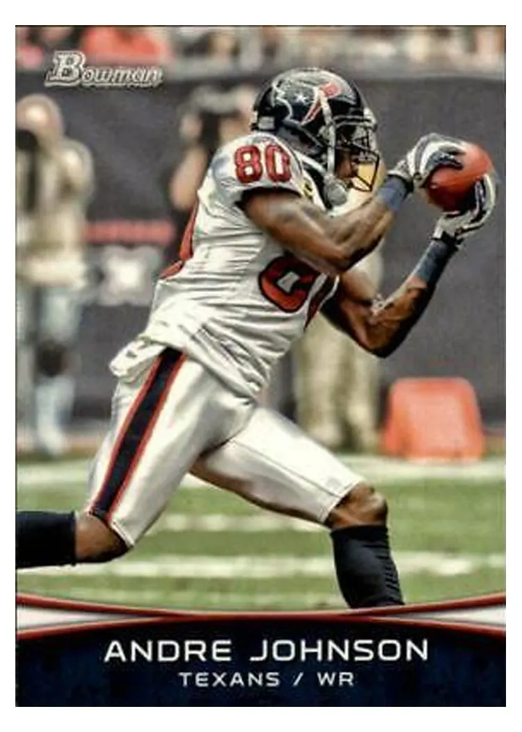 2012 Bowman Andre Johnson #80 card