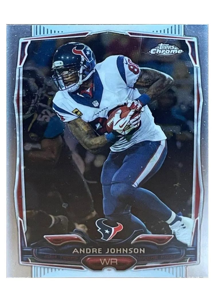 2014 Topps Chrome Mini Andre Johnson #101 card