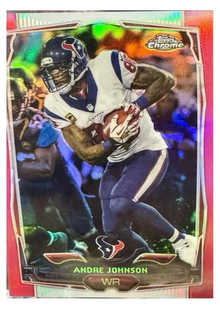 2014 Topps Chrome Mini Andre Johnson #101 card